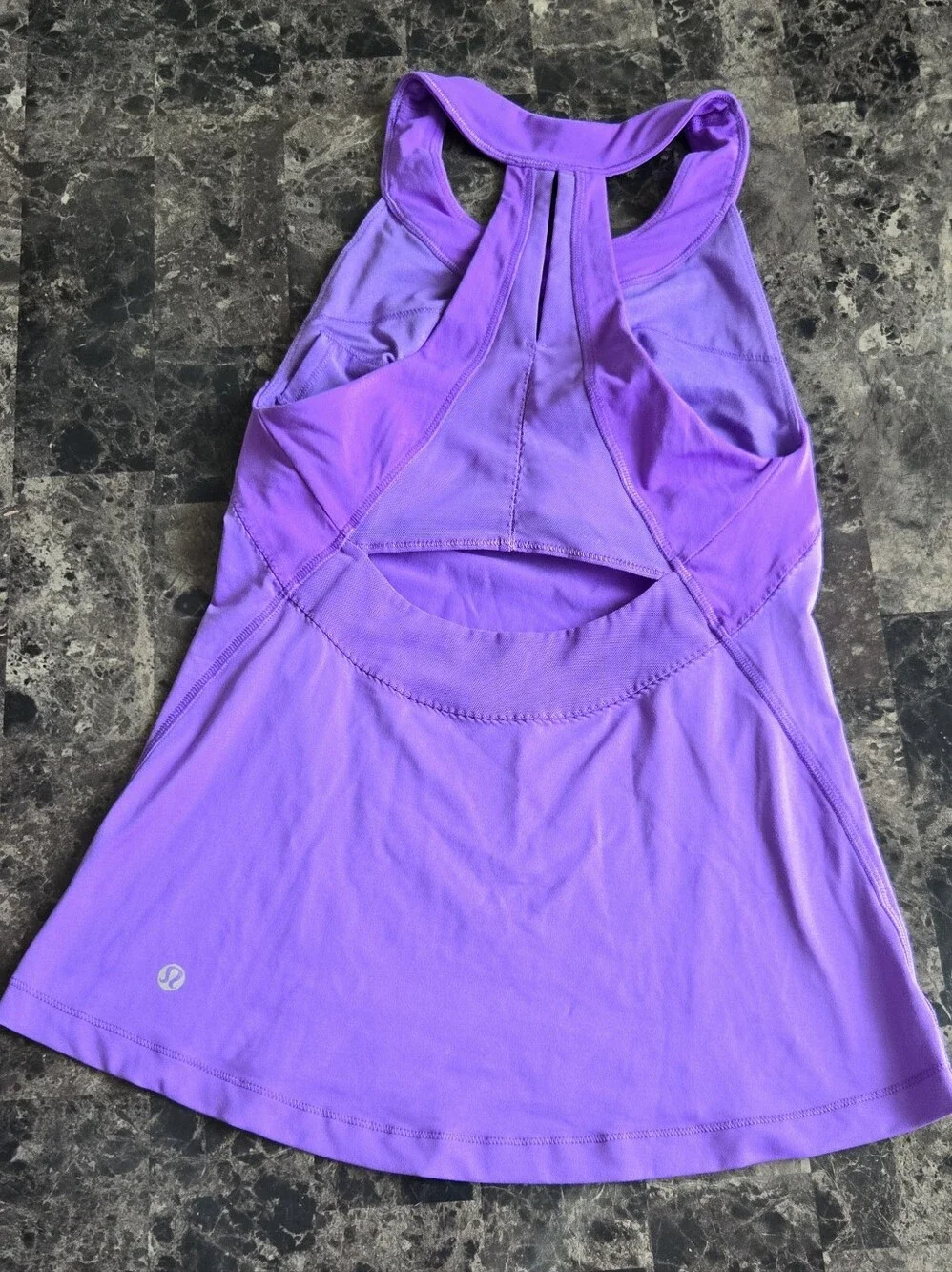 ​Lululemon Athletic Tank Tops Lot of 2 Purple & Pink Space Dye Workout Size 2
